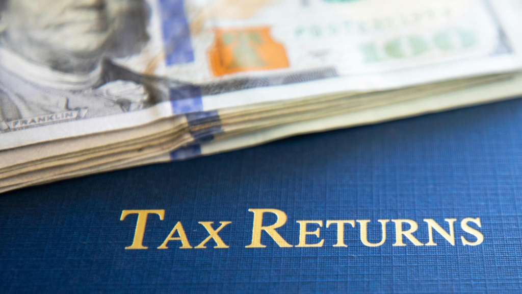 Image showing money as a tax return
